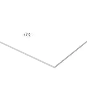Receveur de douche - Zelos - Odyssea - Extra-plat - Blanc - L. 100 cm - l. 80 cm - ép 3 cm