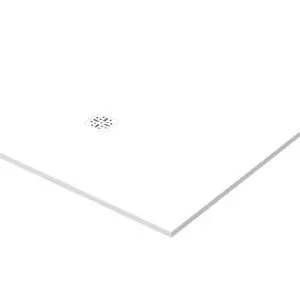 Receveur de douche - Zelos - Odyssea - Extra-plat - Blanc - L. 100 cm - l. 100 cm - ép 3 cm