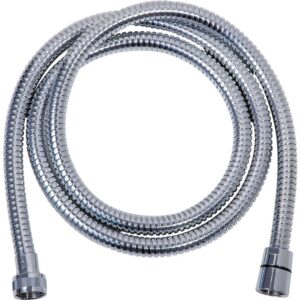 Flexible de douche double agrafage - Odyssea - Chromé - NF - 1,5 m