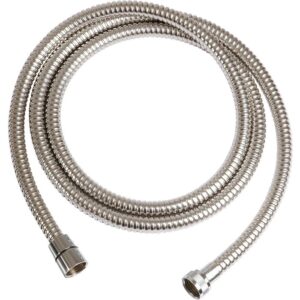Flexible de douche double agrafage - Odyssea - Chromé - Ecrou fixe - 2 m