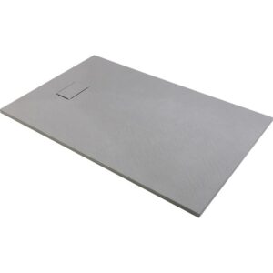 Receveur de douche - Gaïa - Odyssea - Extra-plat - Gris - Effet pierre - 120 x 90 cm