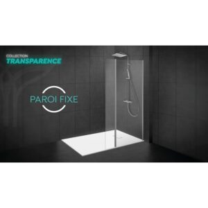 Image produit – Paroi de douche fixe Transparence (alt)