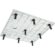 Image produit – Pieds réglables pour receveur de douche Odyssea – Lot de 6 (alt)
