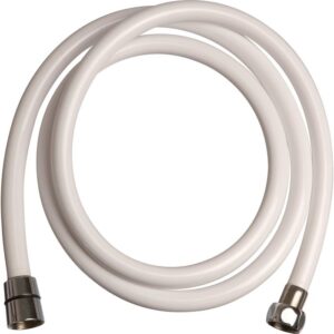 Image produit – Flexible de douche blanc lisse lisse – FF 1/2&Prime; – 1,5 m – Odyssea (alt)