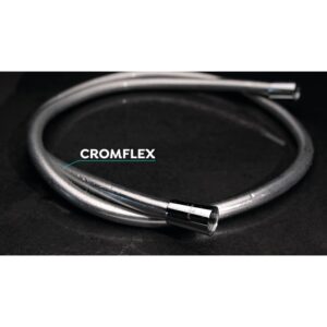 Image produit – Flexible de douche PVC transparent Cromflex (alt)