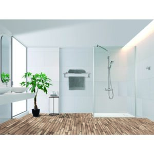 Photo d&rsquo;ambiance – Paroi de douche fixe Transparence (alt)